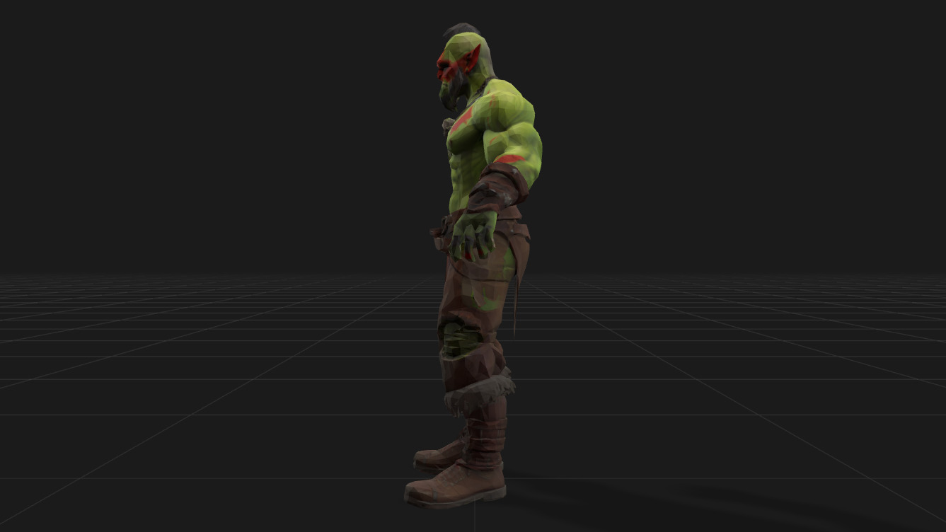 Orc Warriors Mega Pack Low-poly 3D model_36