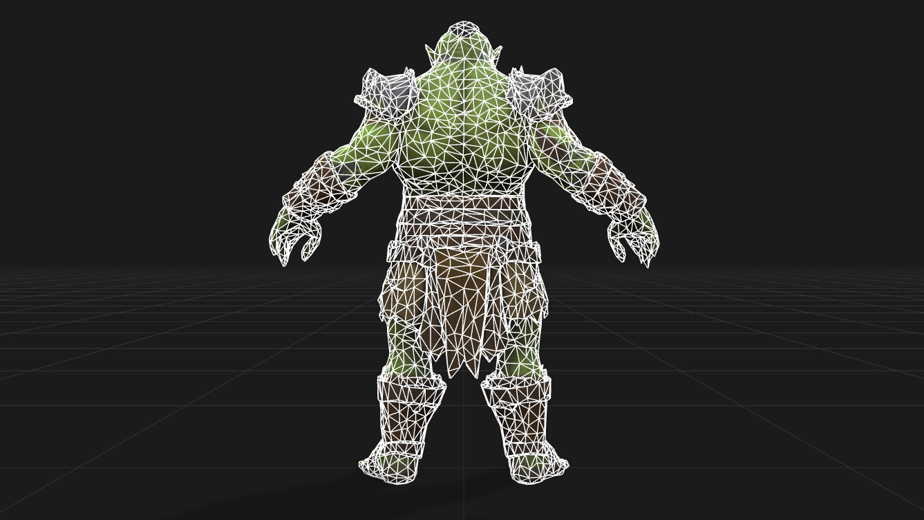 Orc Warriors Mega Pack Low-poly 3D model_15