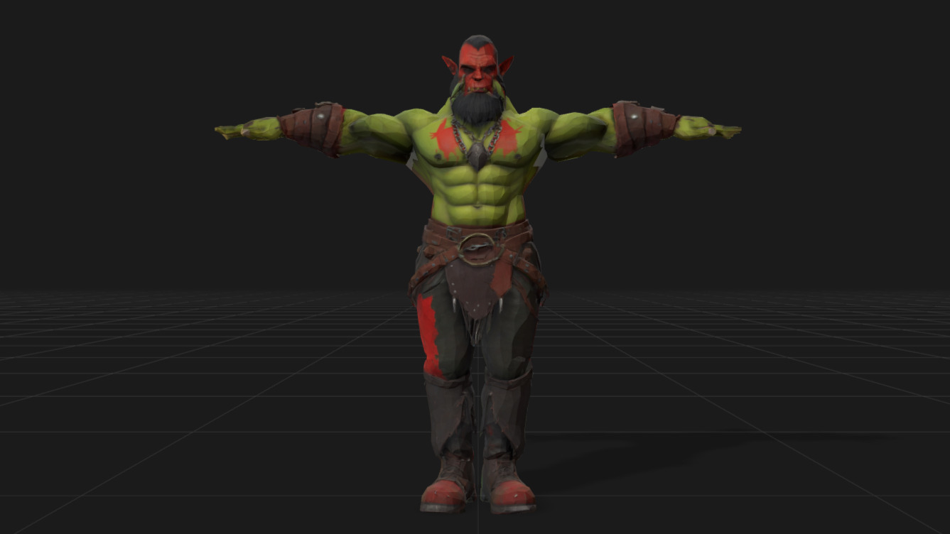 Orc Warriors Mega Pack Low-poly 3D model_46