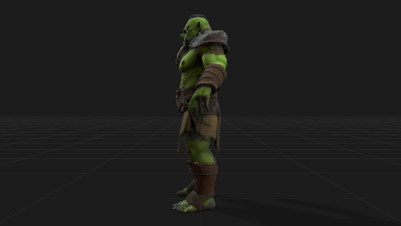 Orc Warriors Mega Pack Low-poly 3D model_7