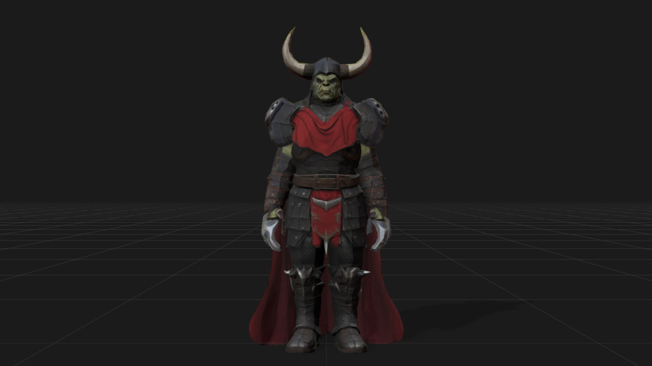 Orc Warriors Mega Pack Low-poly 3D model_23