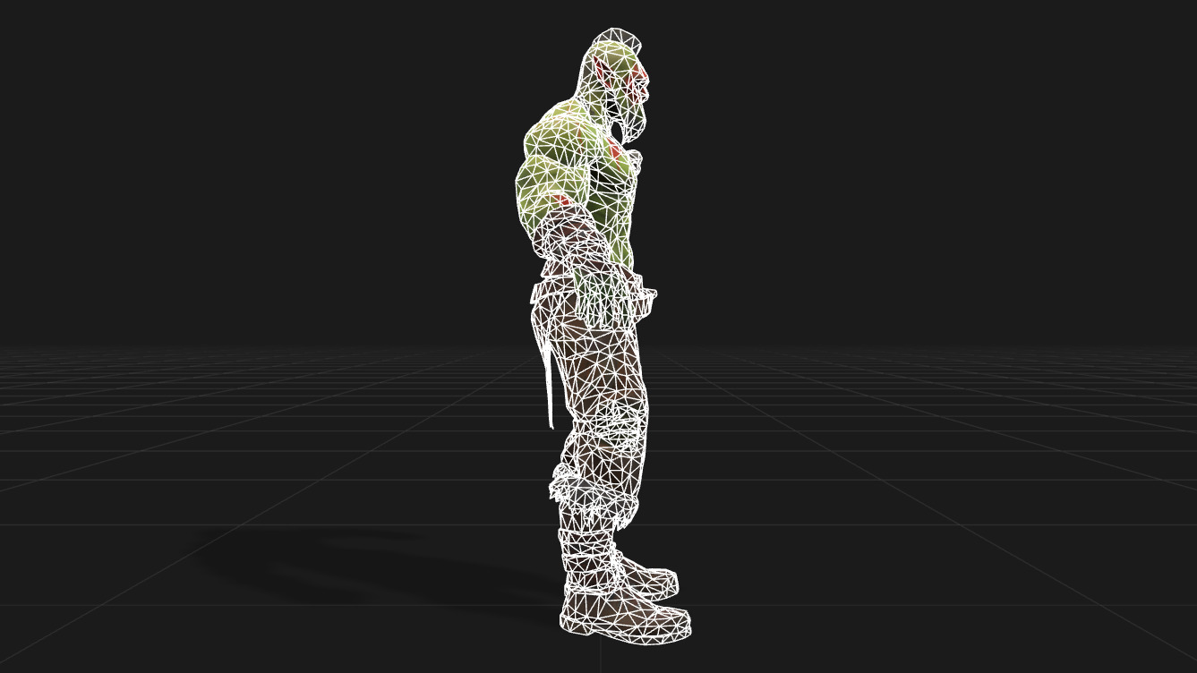 Orc Warriors Mega Pack Low-poly 3D model_39