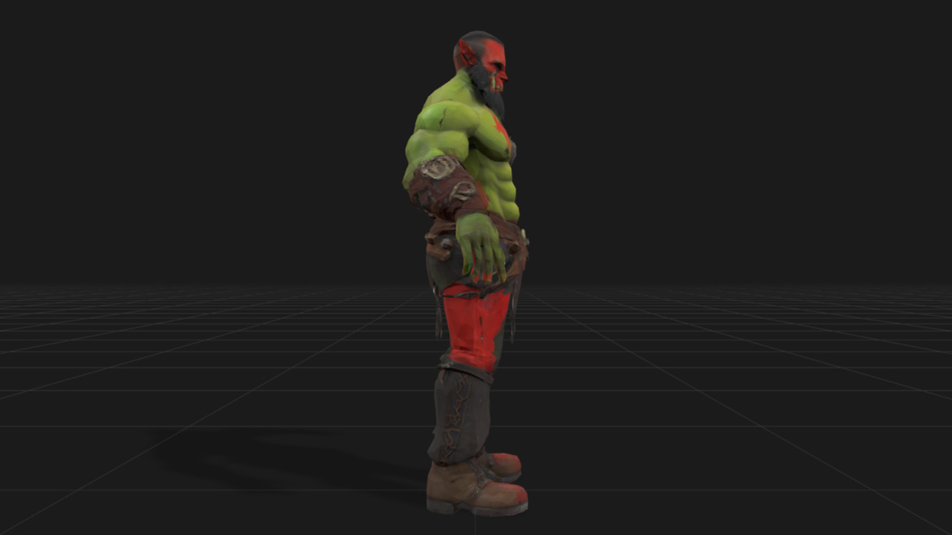Orc Warriors Mega Pack Low-poly 3D model_49