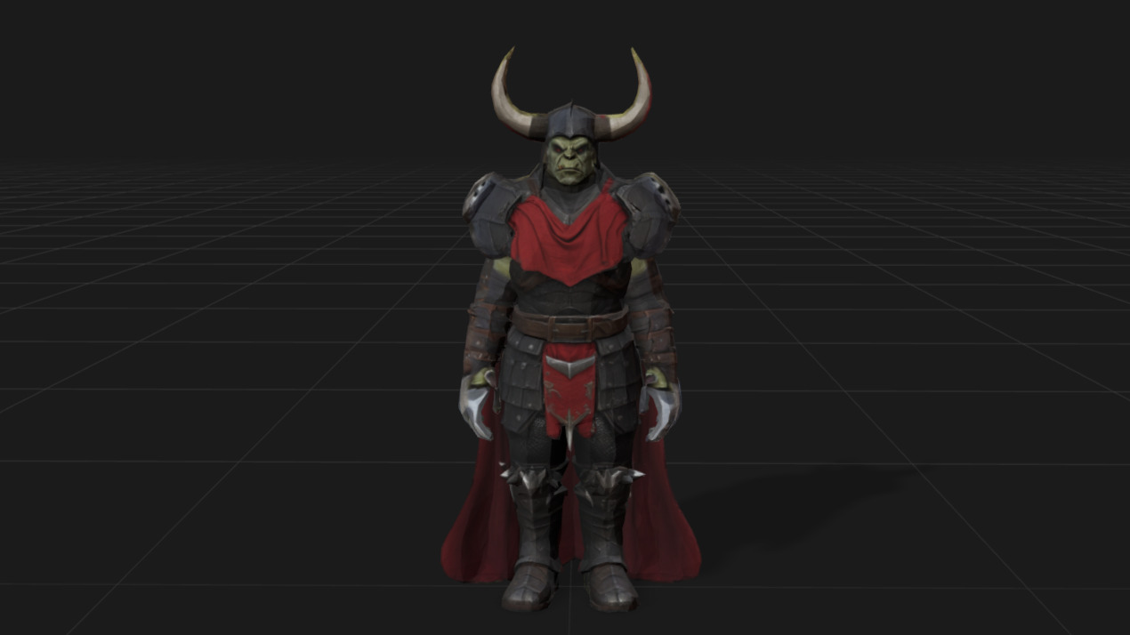 Orc Warriors Mega Pack Low-poly 3D model_19