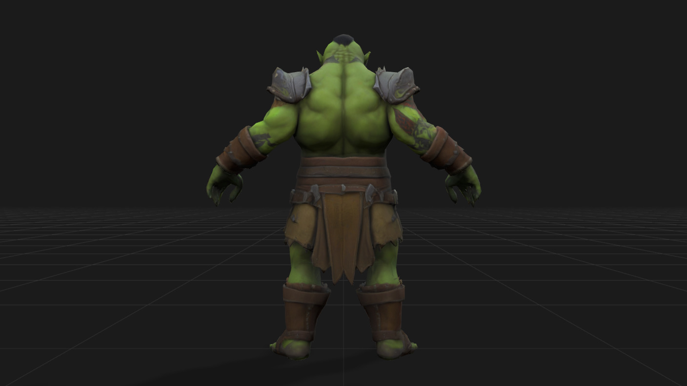 Orc Warriors Mega Pack Low-poly 3D model_9