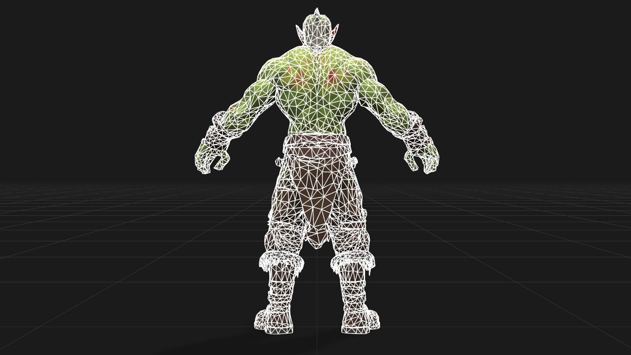 Orc Warriors Mega Pack Low-poly 3D model_41