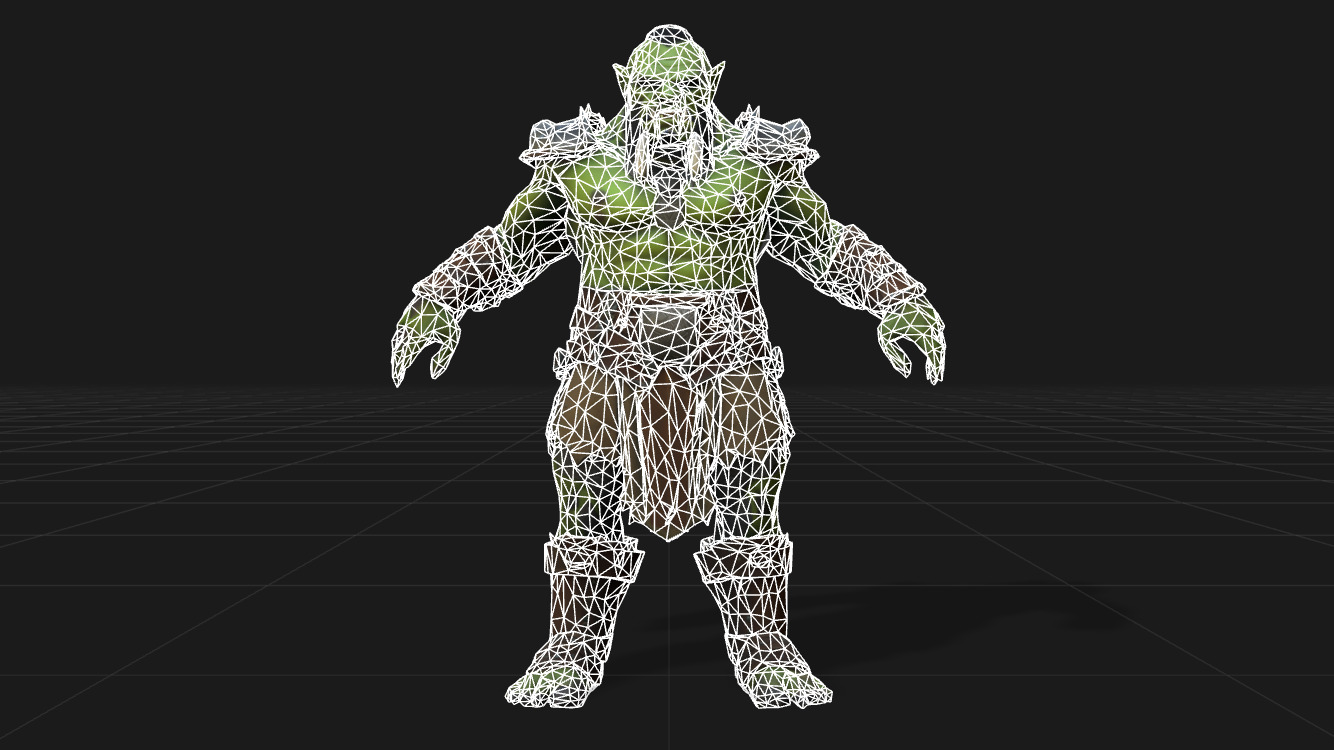 Orc Warriors Mega Pack Low-poly 3D model_12