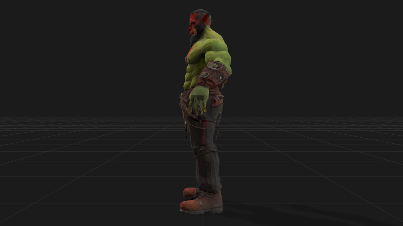 Orc Warriors Mega Pack Low-poly 3D model_50
