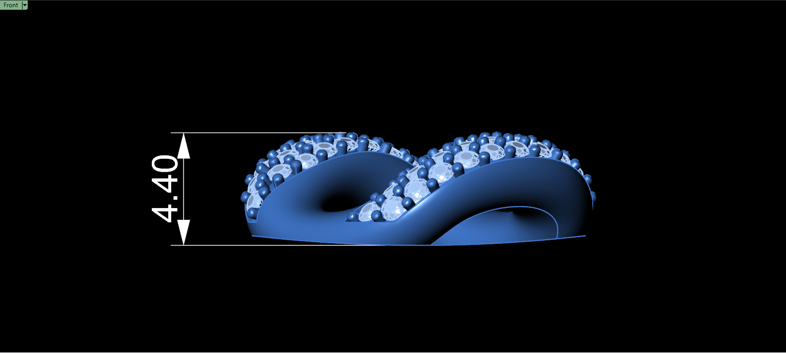 12mm Wide CUBAN Link Chain - SOLID FOR BRACELETS OR NECKLACE 3D print model_11