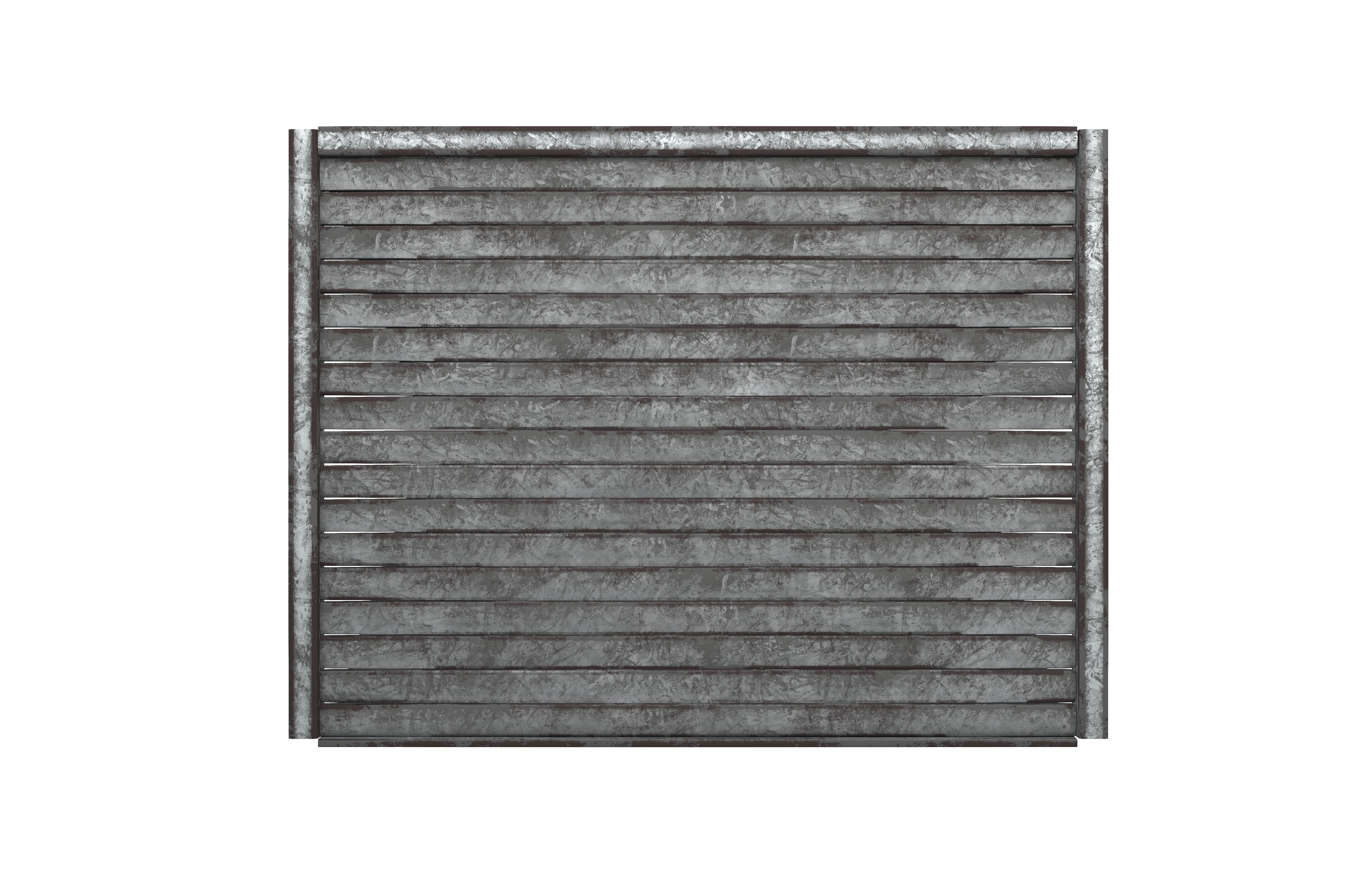 Hong Kong Metal Gate v1 002 Low-poly 3D model_1