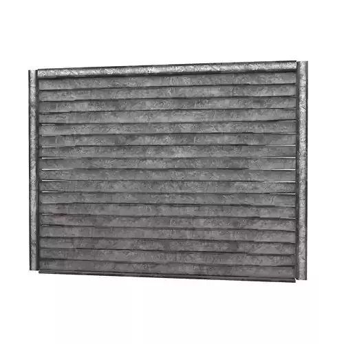 Hong Kong Metal Gate v1 002 Low-poly 3D model
