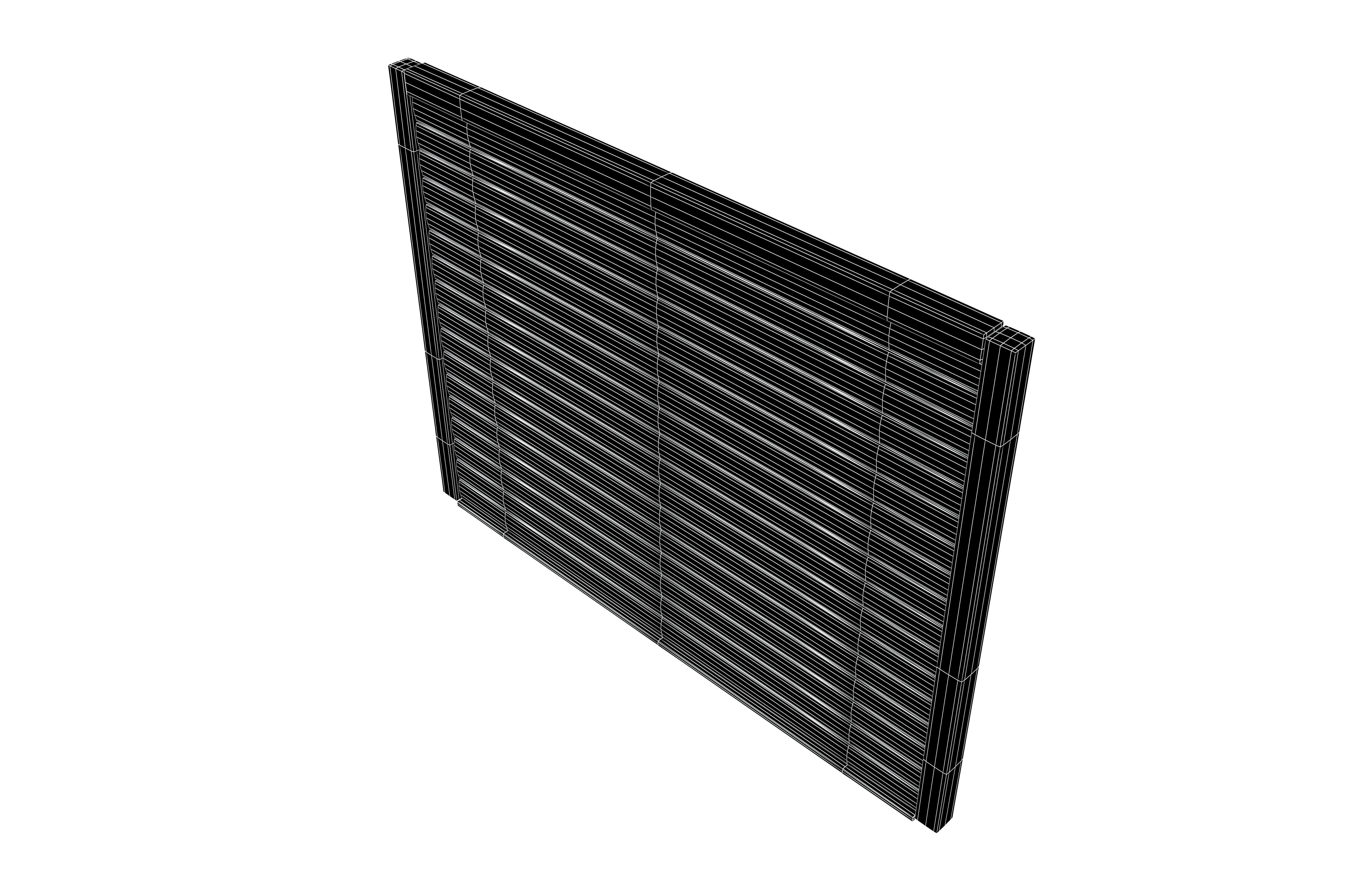 Hong Kong Metal Gate v1 002 Low-poly 3D model_7