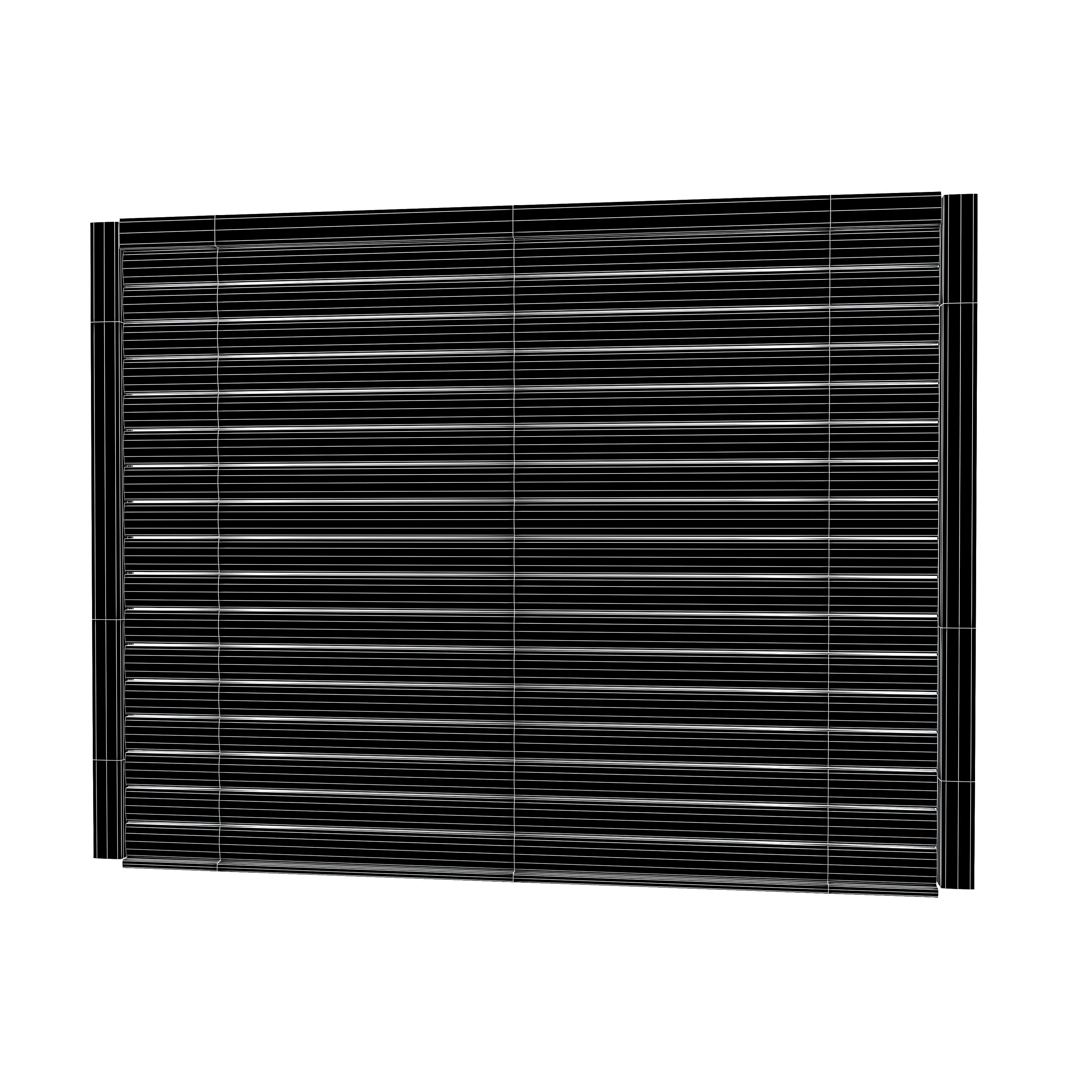 Hong Kong Metal Gate v1 002 Low-poly 3D model_4