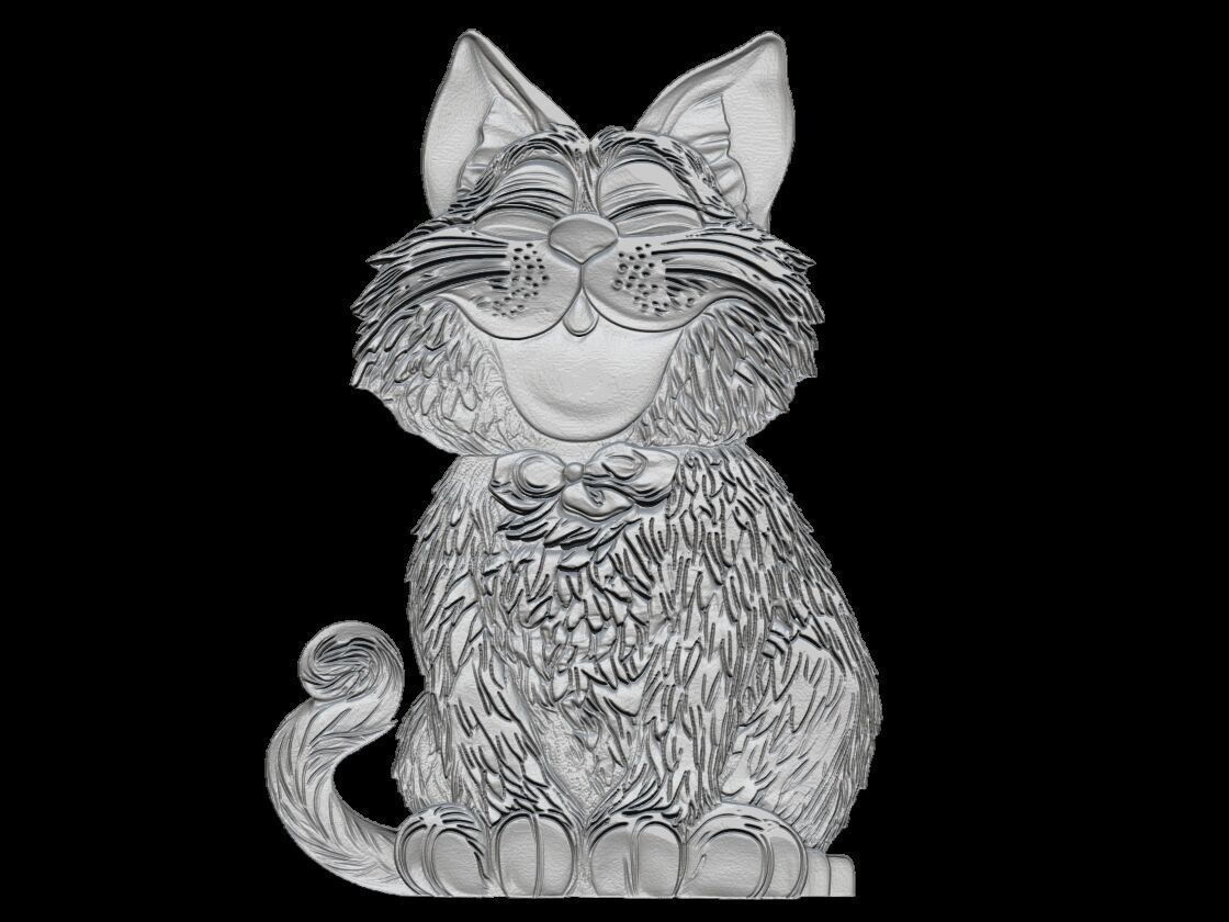 Garfield 3D Model - Famous Cartoon Cat Character Sculpture 3D print model_1