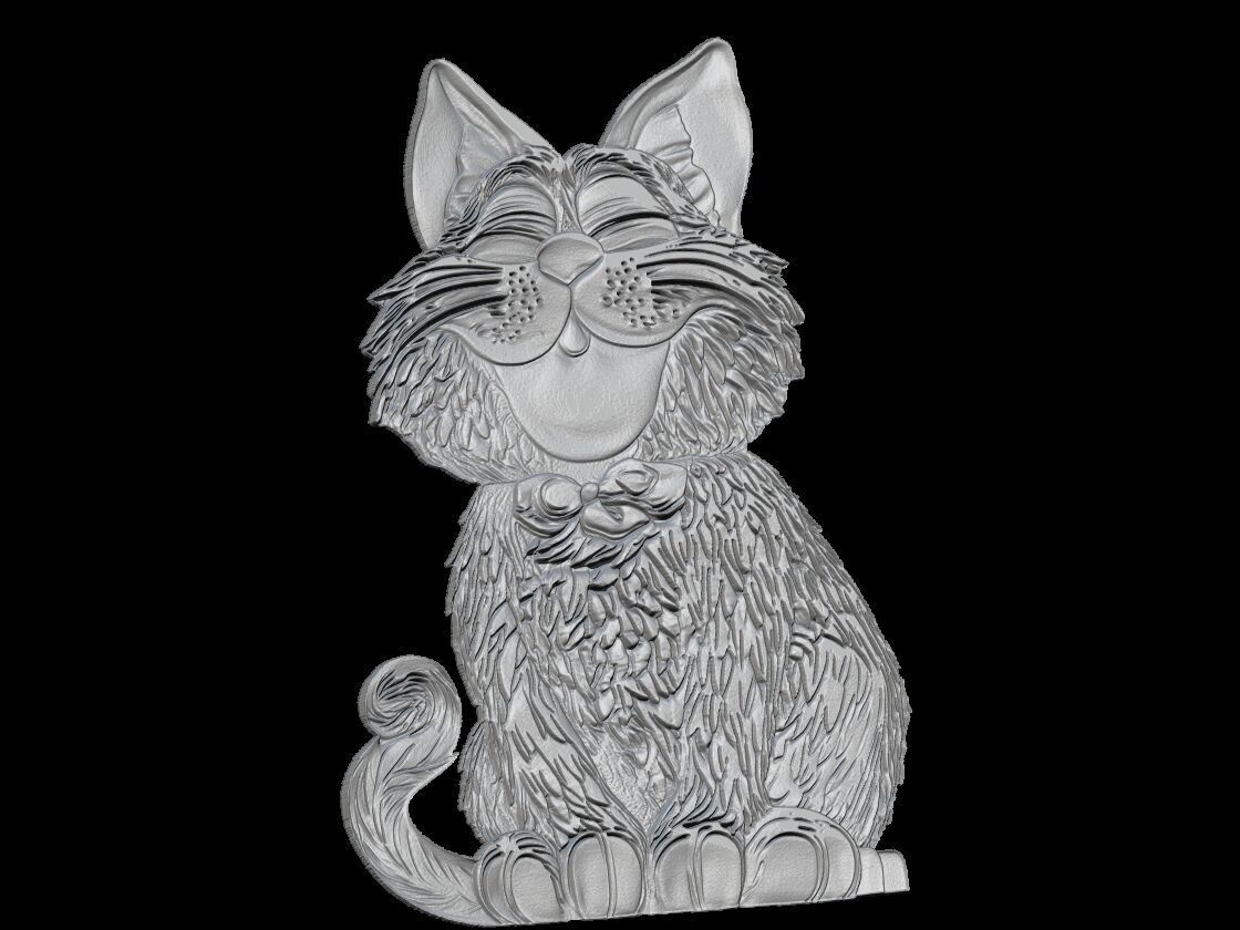 Garfield 3D Model - Famous Cartoon Cat Character Sculpture 3D print model_2