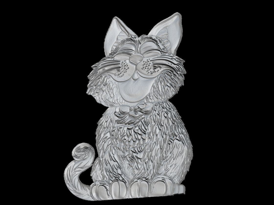 Garfield 3D Model - Famous Cartoon Cat Character Sculpture 3D print model_5