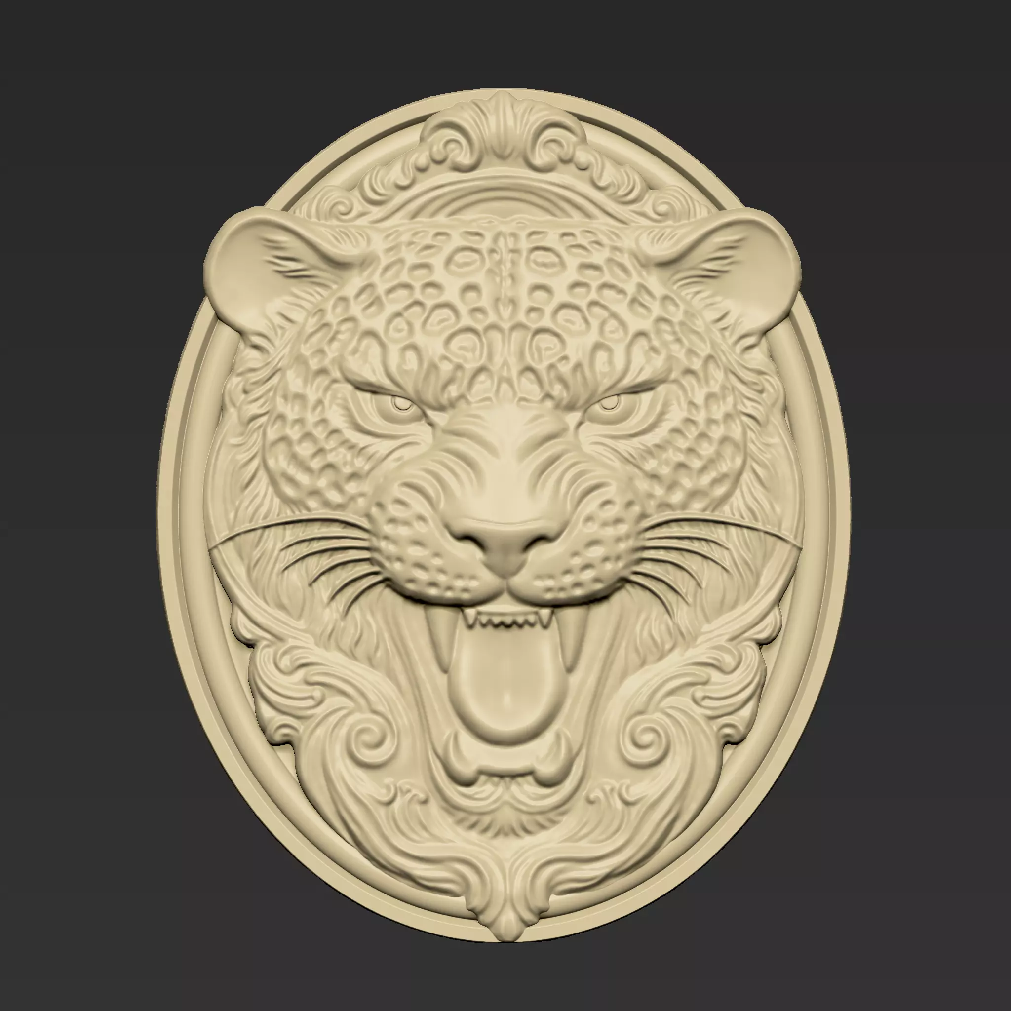 Leopard Pendant A9 3D print model
