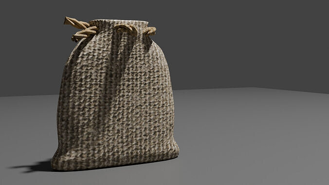 BOLSA DE YUTE  3D model