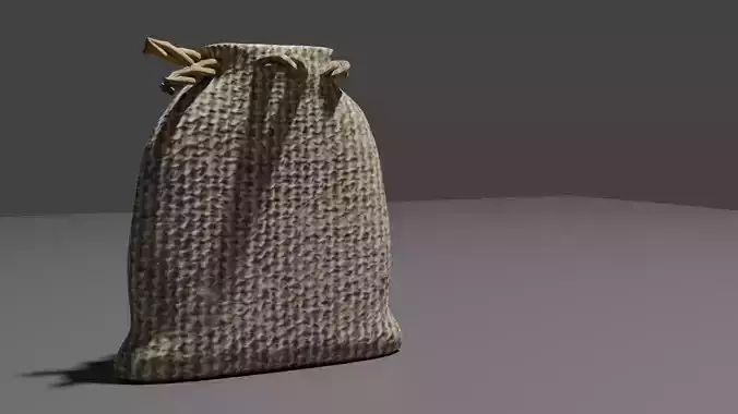 BOLSA DE YUTE  3D model