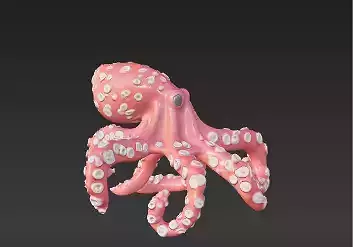 Deep Sea Sentinel  3D Octopus Model