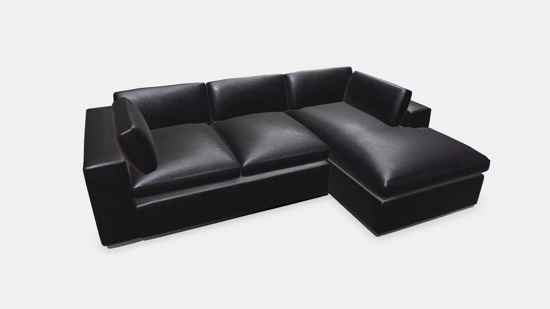 Sofa Low-poly PBR Free low-poly 3D model