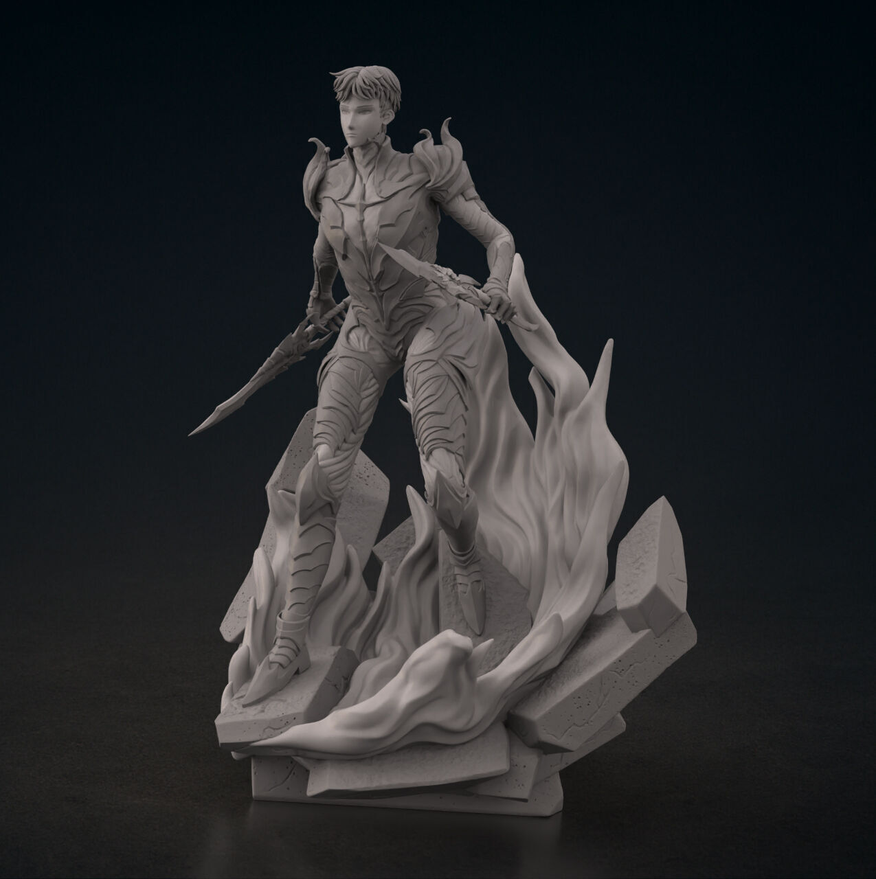 Sung Jin woo Shadow Armor - Solo Leveling 3D print model_2