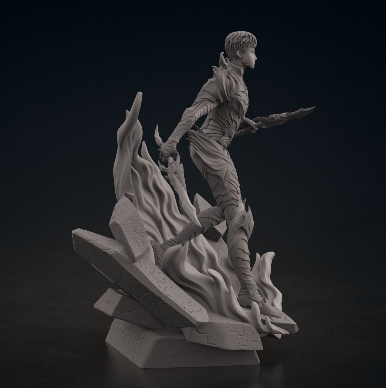 Sung Jin woo Shadow Armor - Solo Leveling 3D print model_4