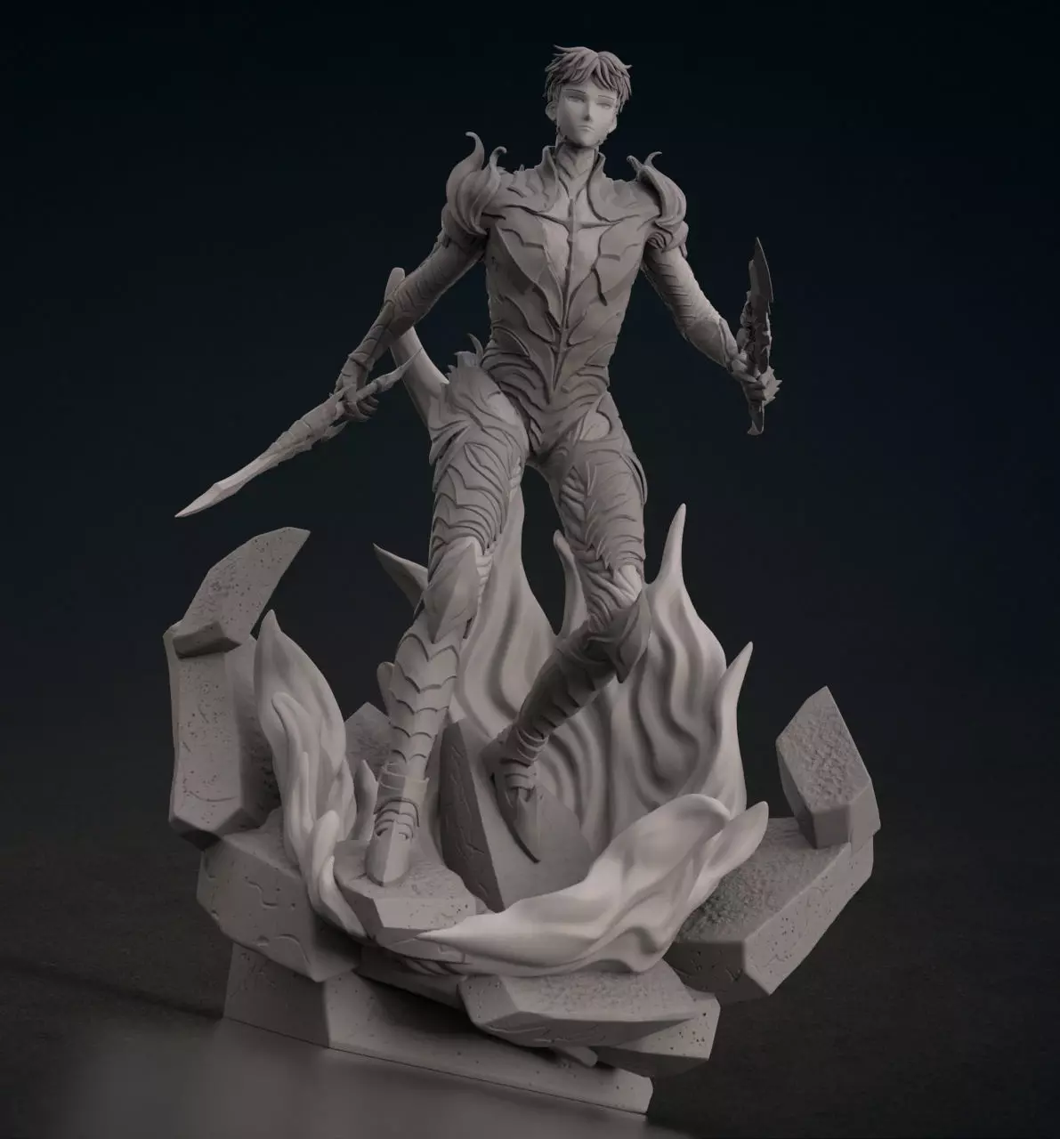 Sung Jin woo Shadow Armor - Solo Leveling 3D print model_0