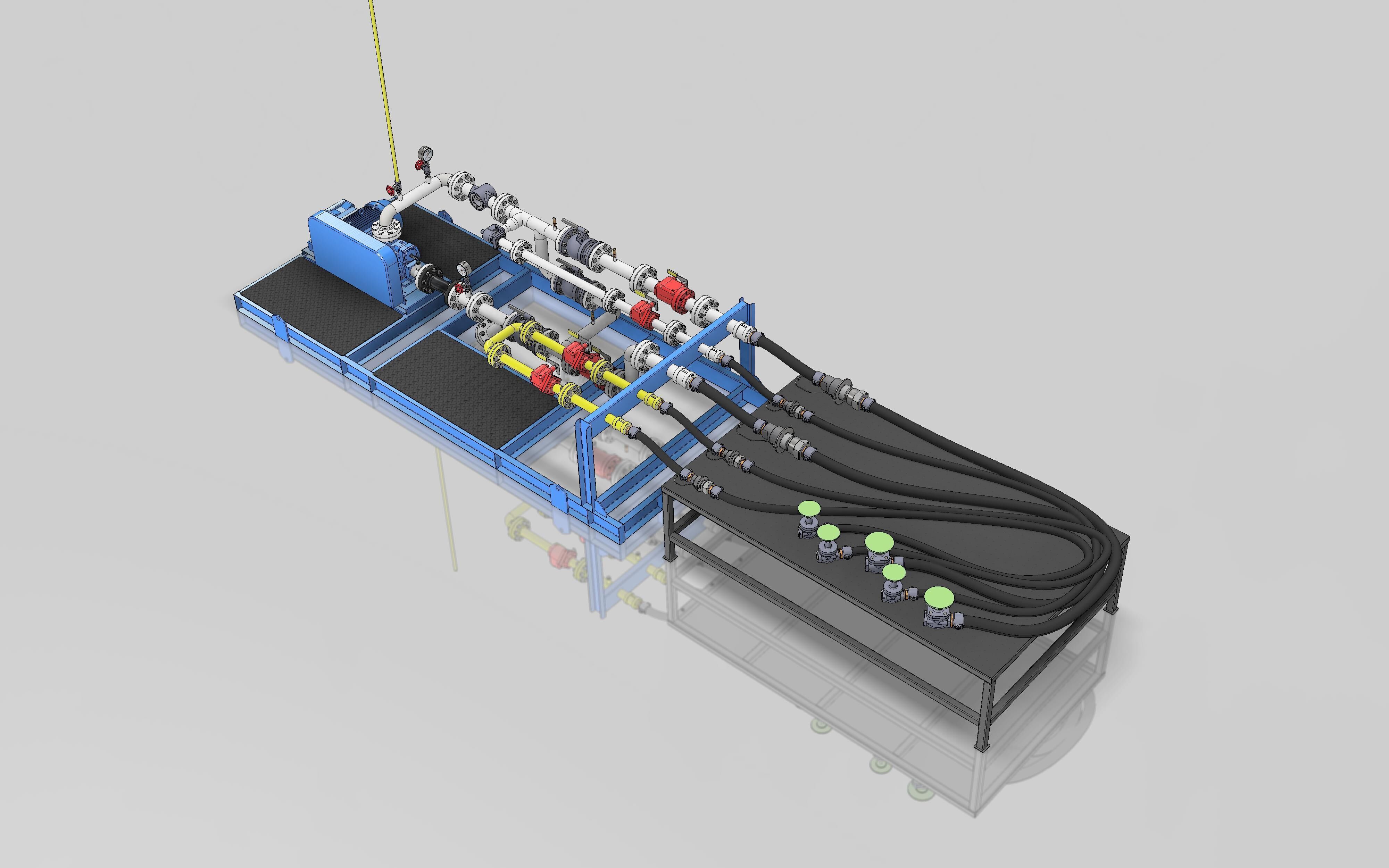 Loading station for LPG trucks 3D model_1