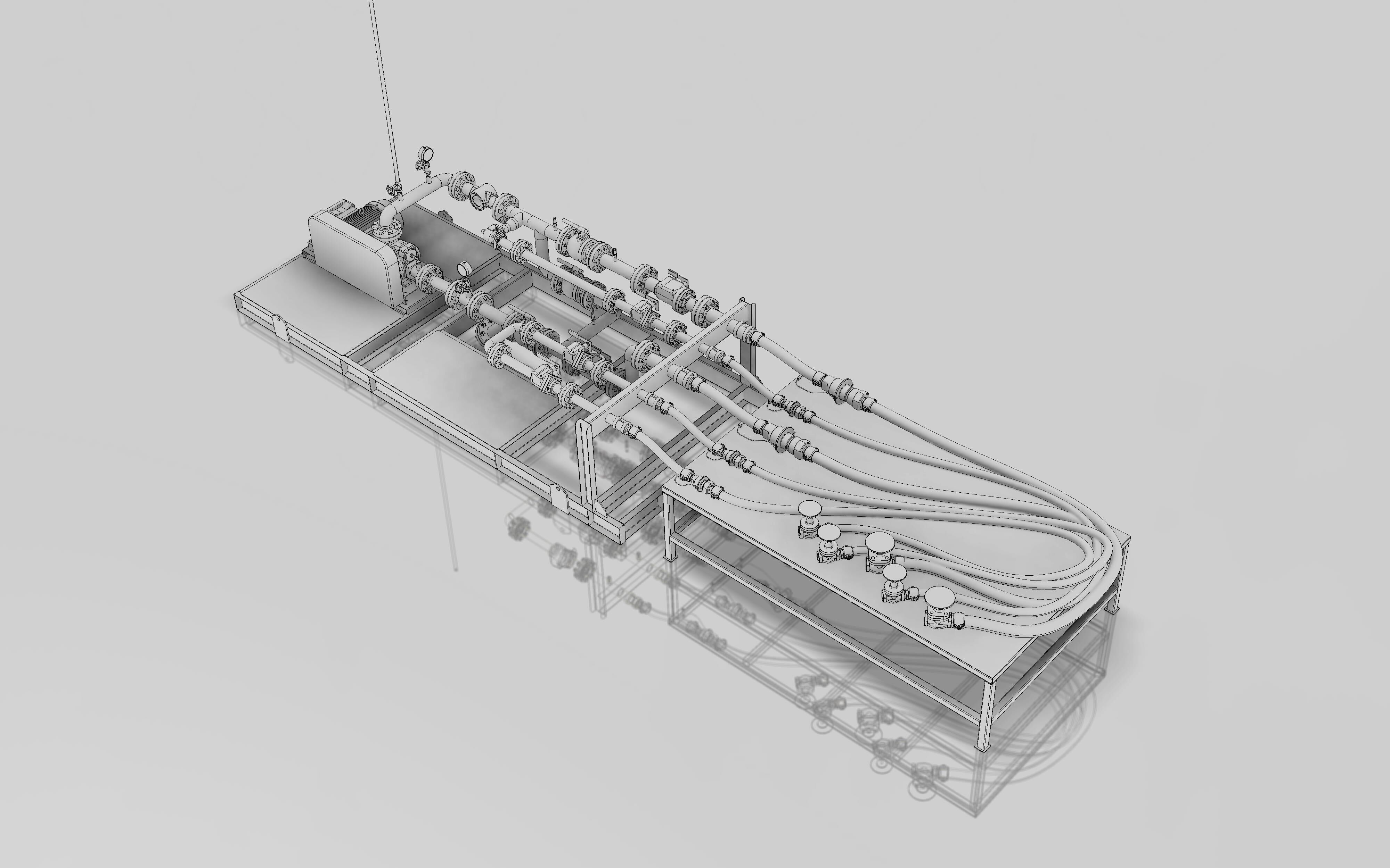 Loading station for LPG trucks 3D model_2