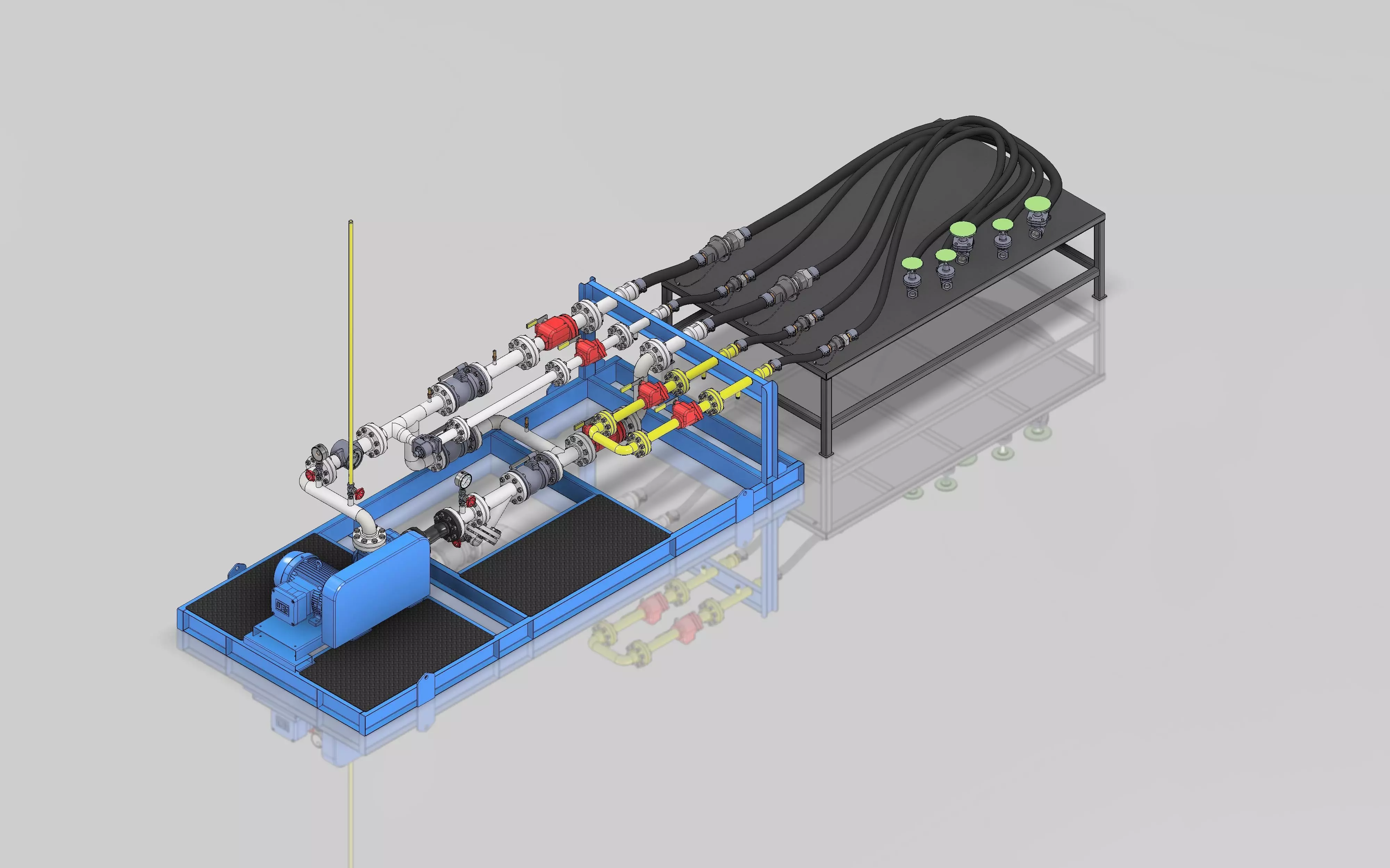 Loading station for LPG trucks 3D model_0