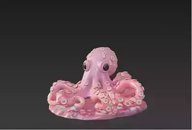 Deep Sea Sentinel  3D Octopus Model
