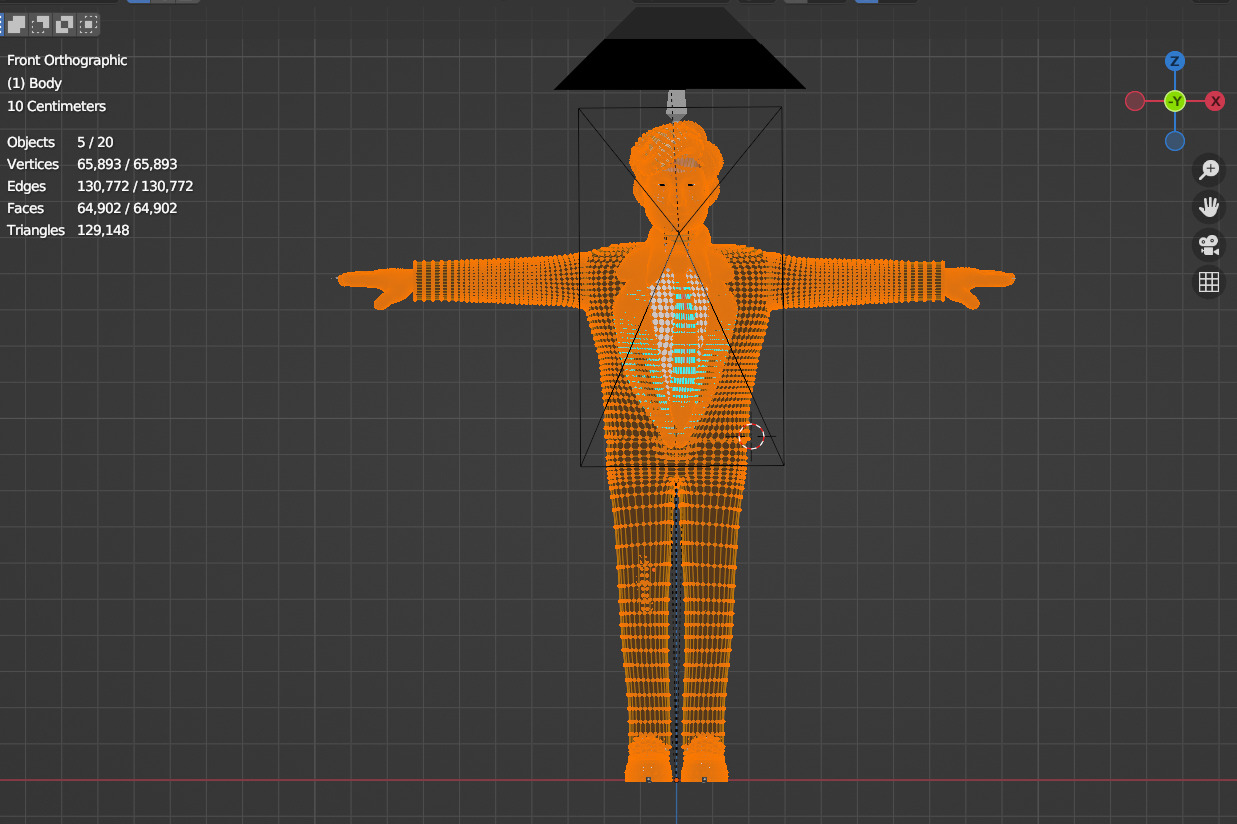 Donald trump stylized character Low-poly 3D model_4