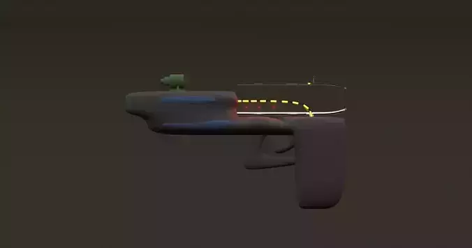 Random Gun Model concept visual of a Gun 3D model animated | CGTrader