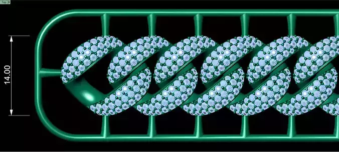 14mm Wide CUBAN Link Chain - SOLID FOR BRACELETS OR NECKLACE