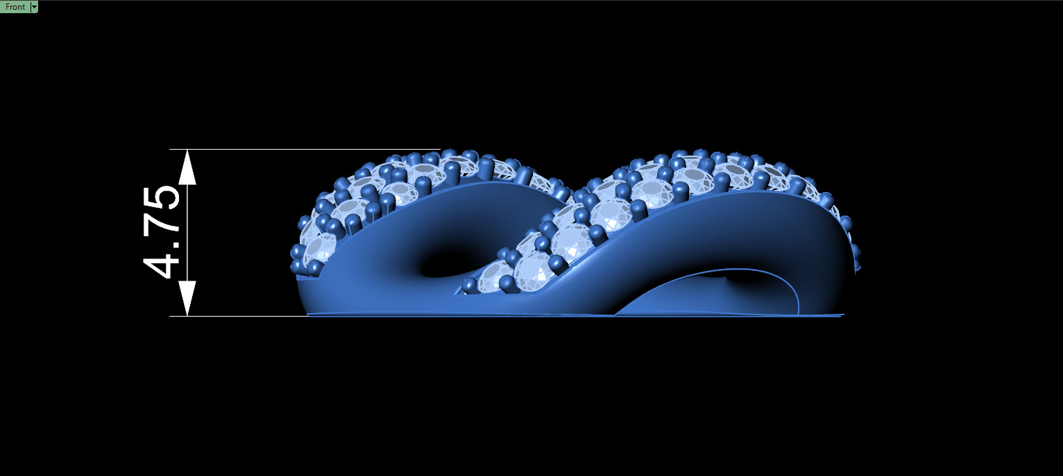 14mm Wide CUBAN Link Chain - SOLID FOR BRACELETS OR NECKLACE 3D print model_7