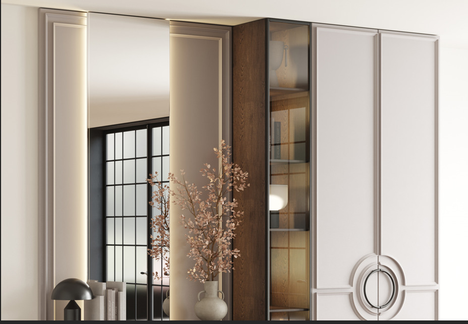 Hallway in a Classic Wardrobe style 14 3D model_6