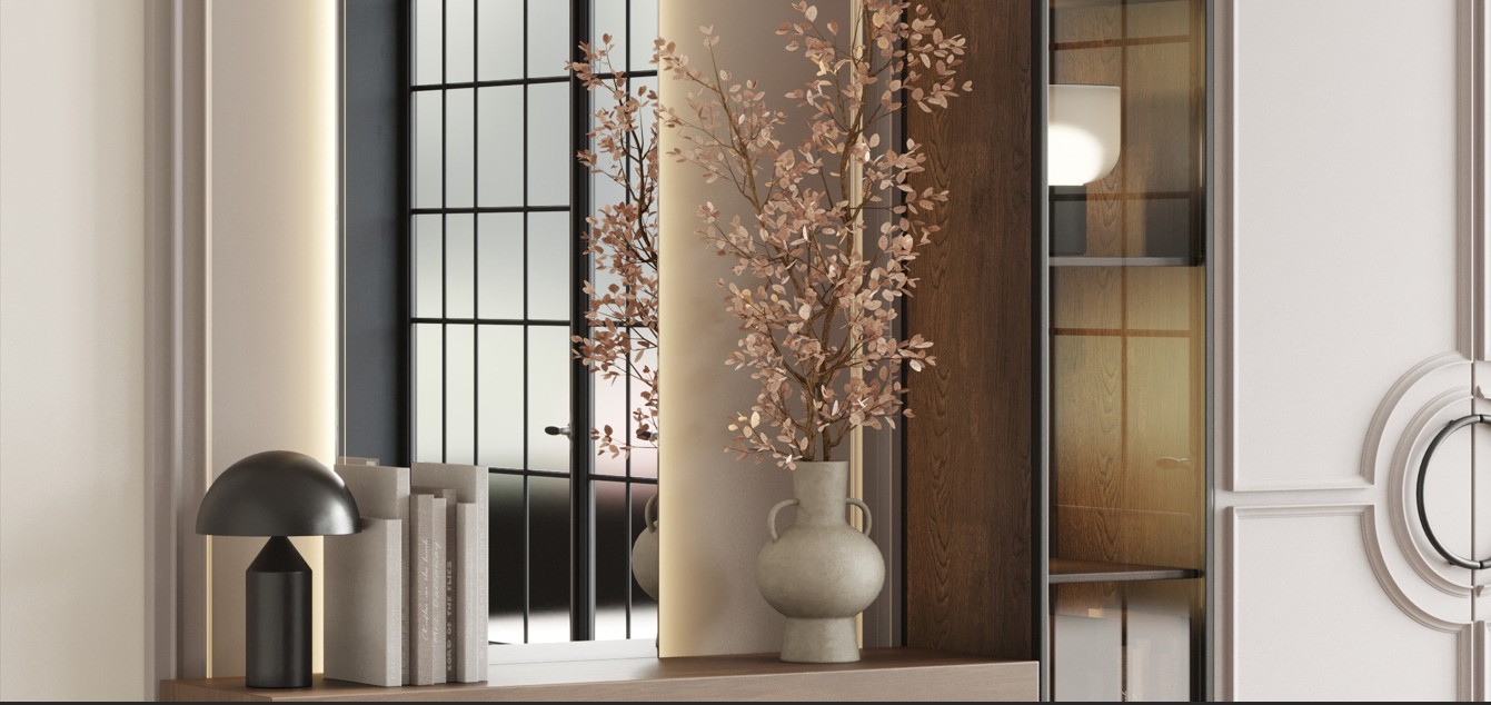 Hallway in a Classic Wardrobe style 14 3D model_8