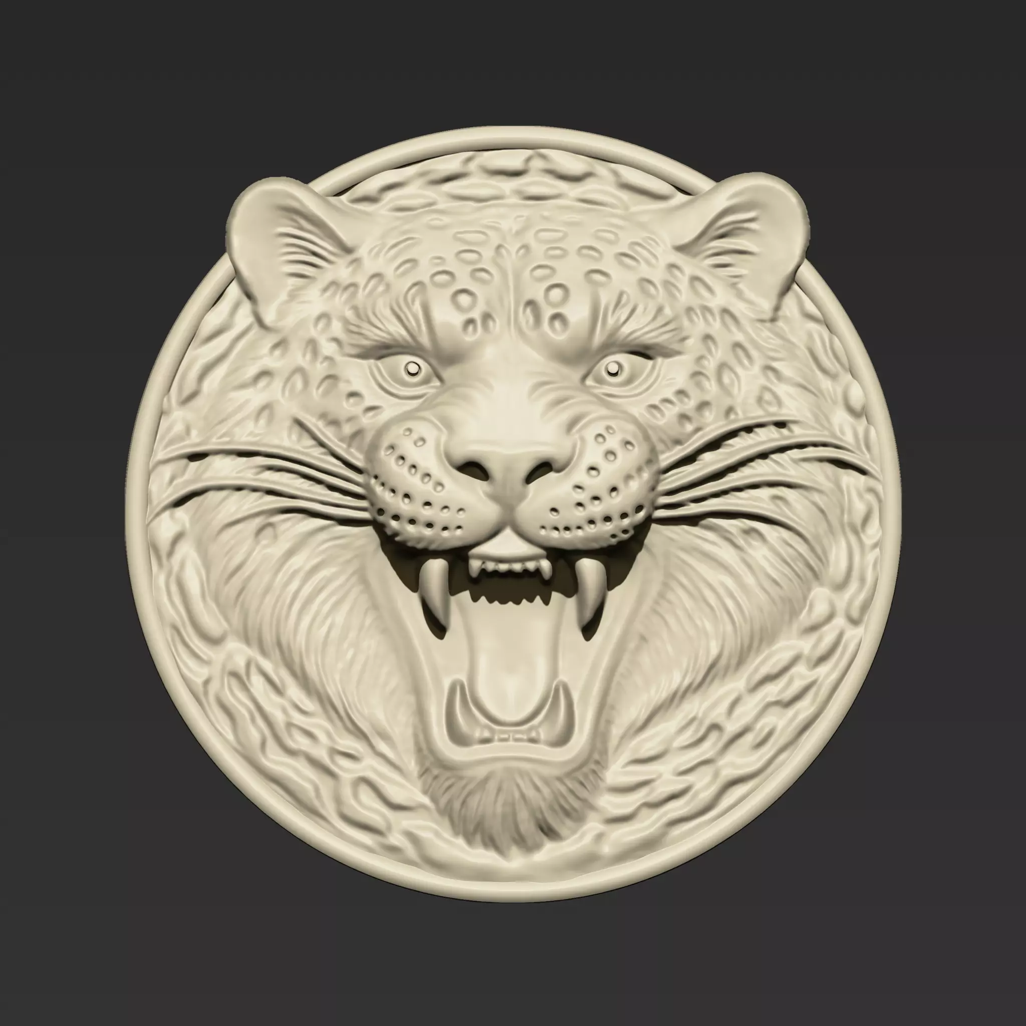 Leopard Pendant A15 3D print model