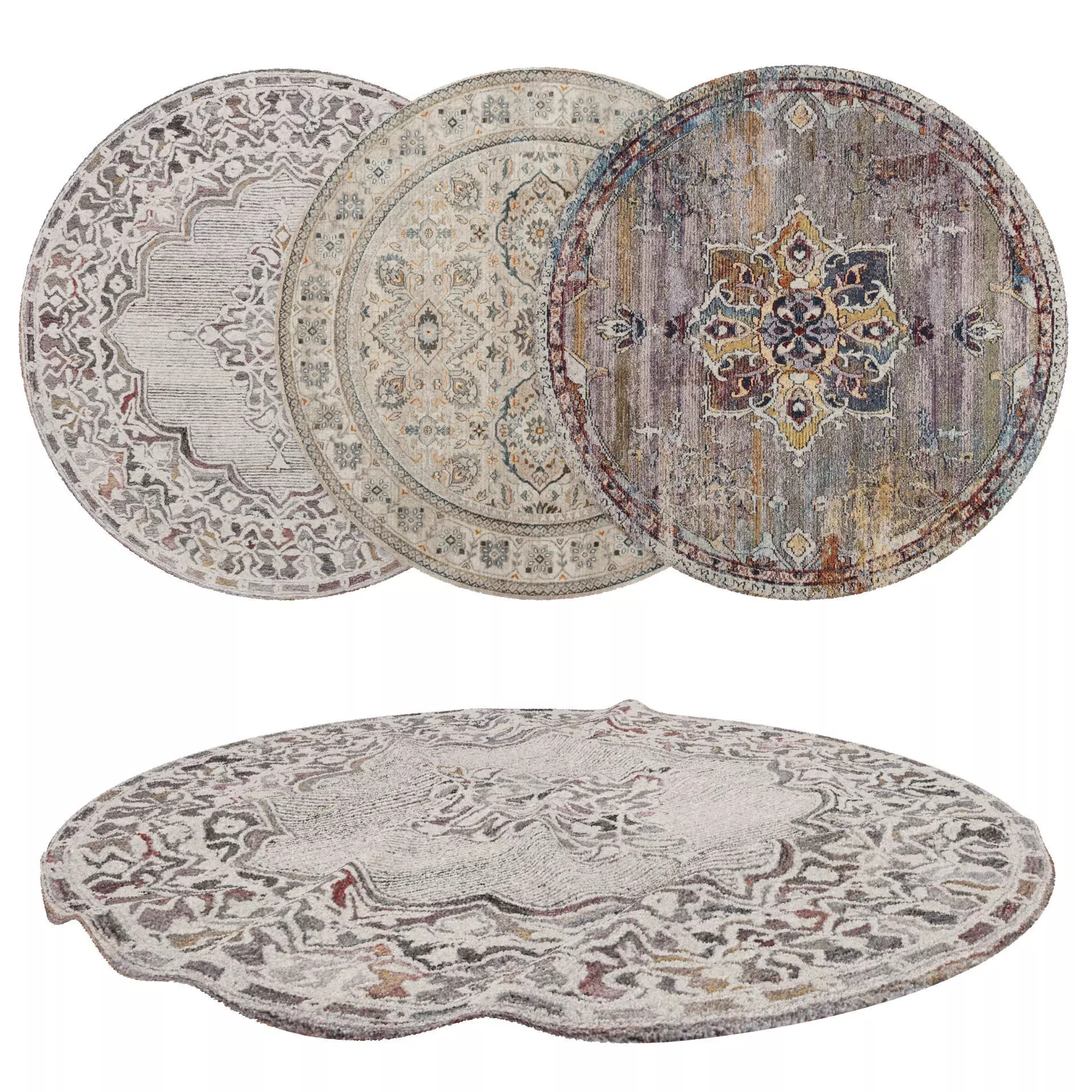 Rugs No 1025 Low-poly 3D model_0