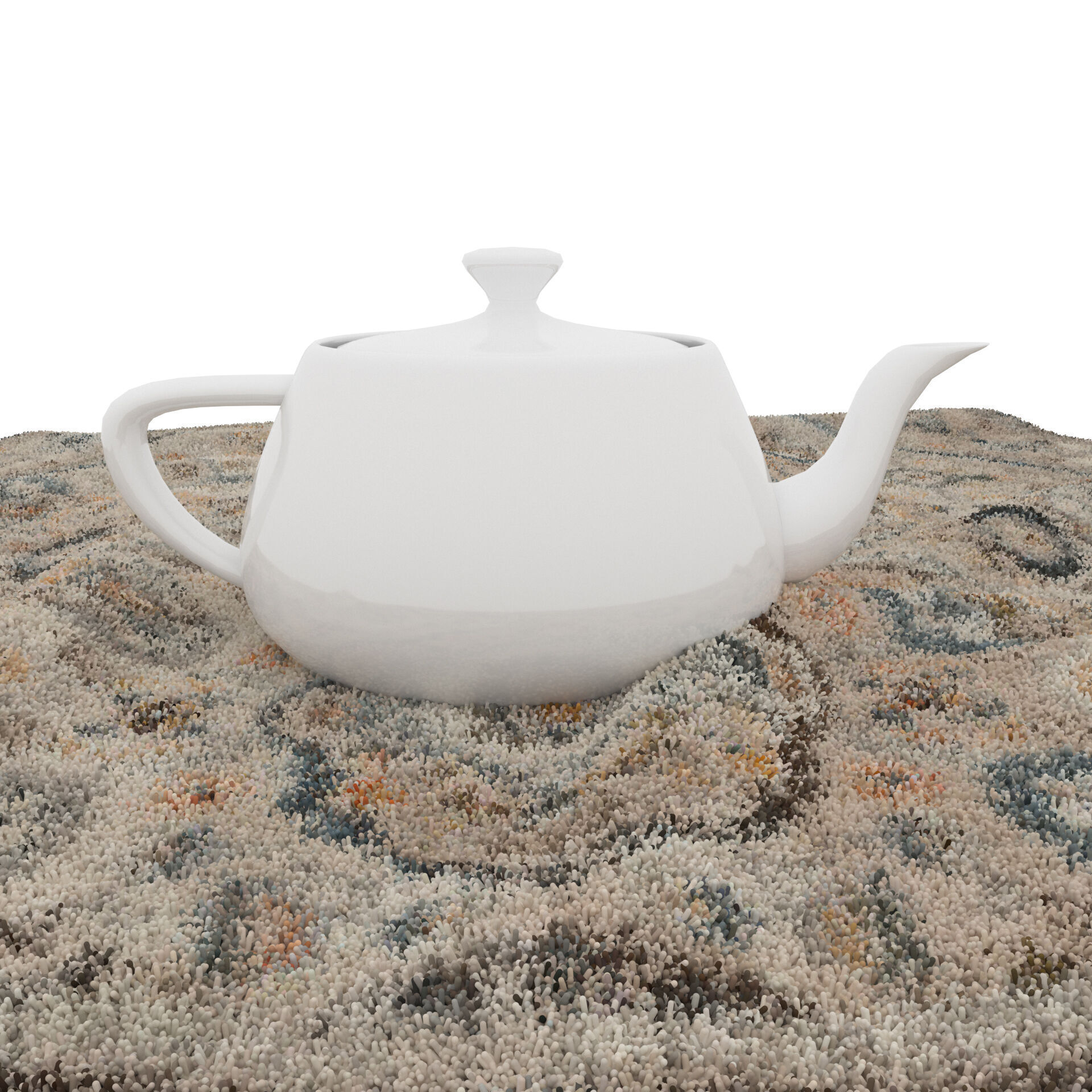 Rugs No 1025 Low-poly 3D model_8