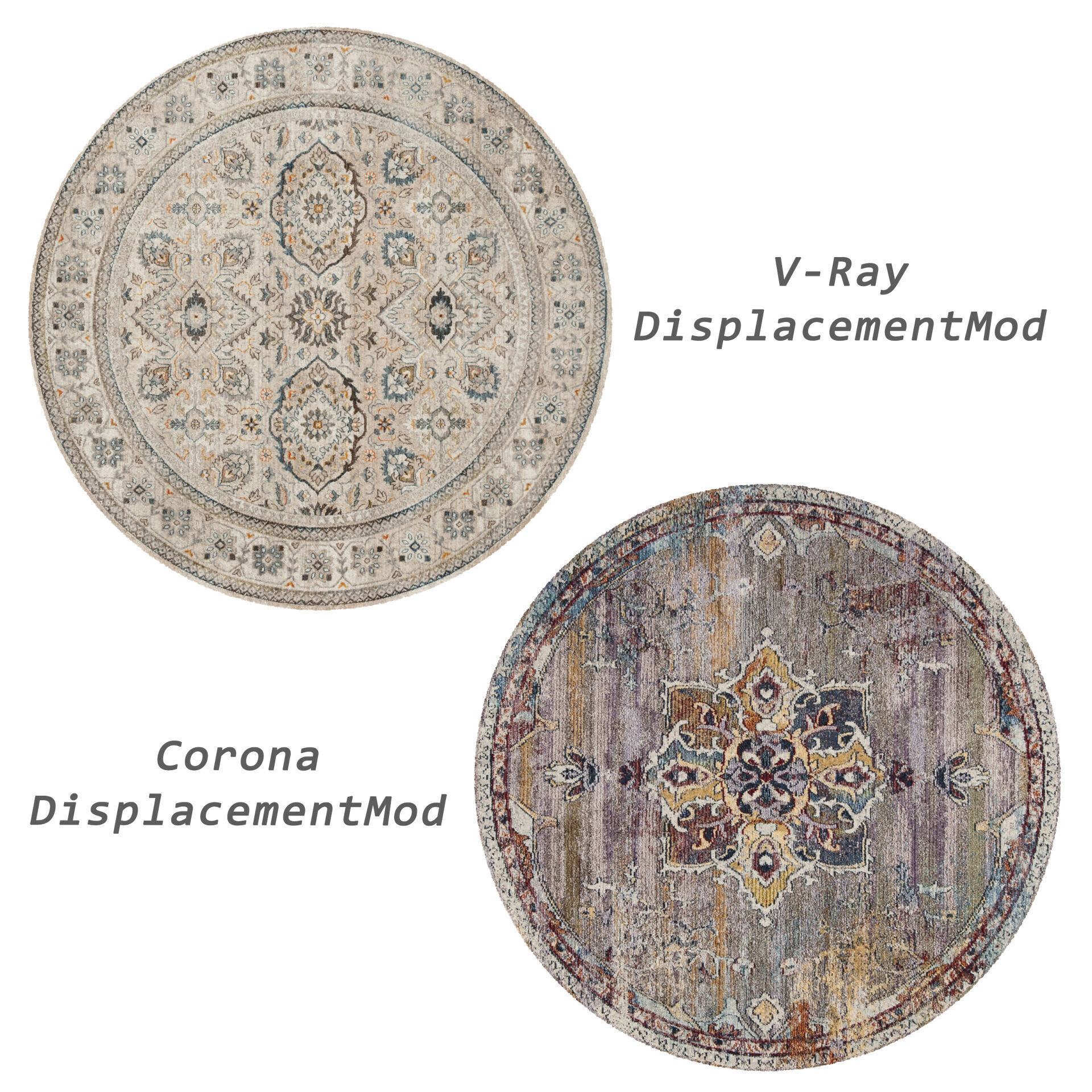 Rugs No 1025 Low-poly 3D model_2