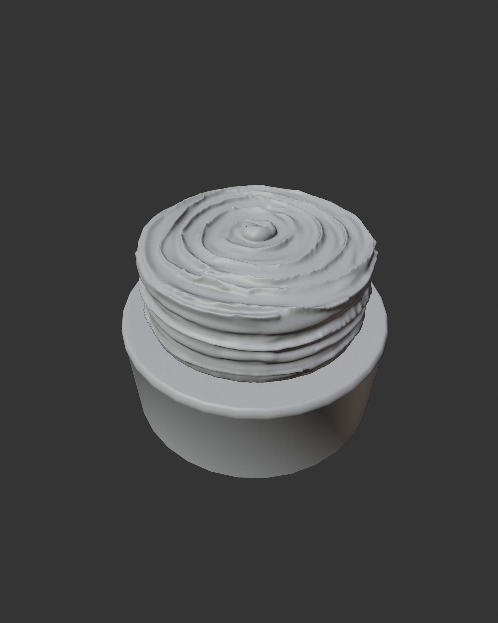 Realistic Matilda Chocolate Cake 3D model_3