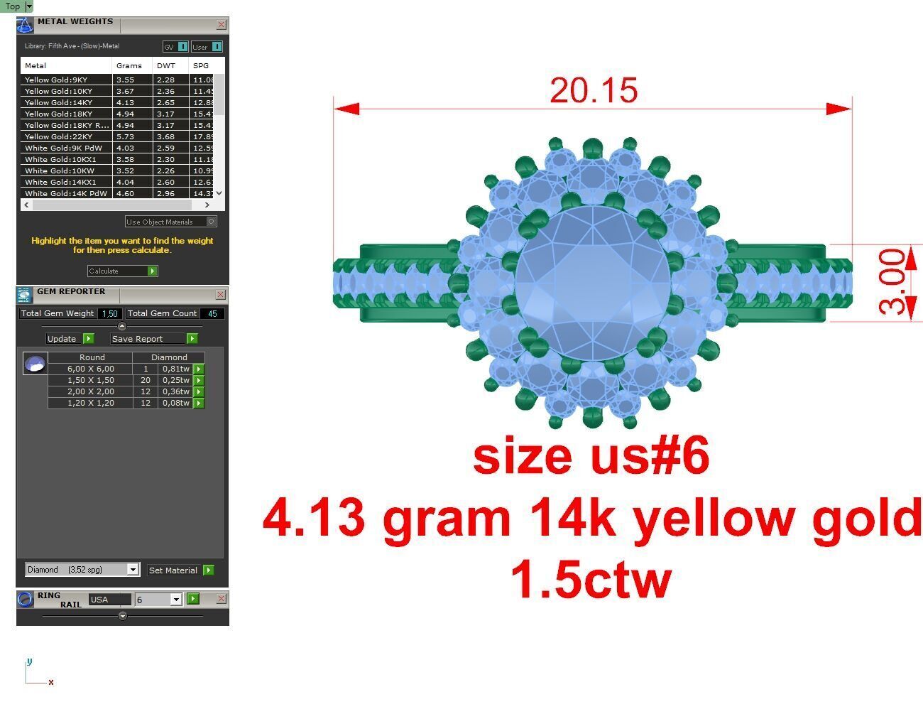 Ring 1023 3D print model_2