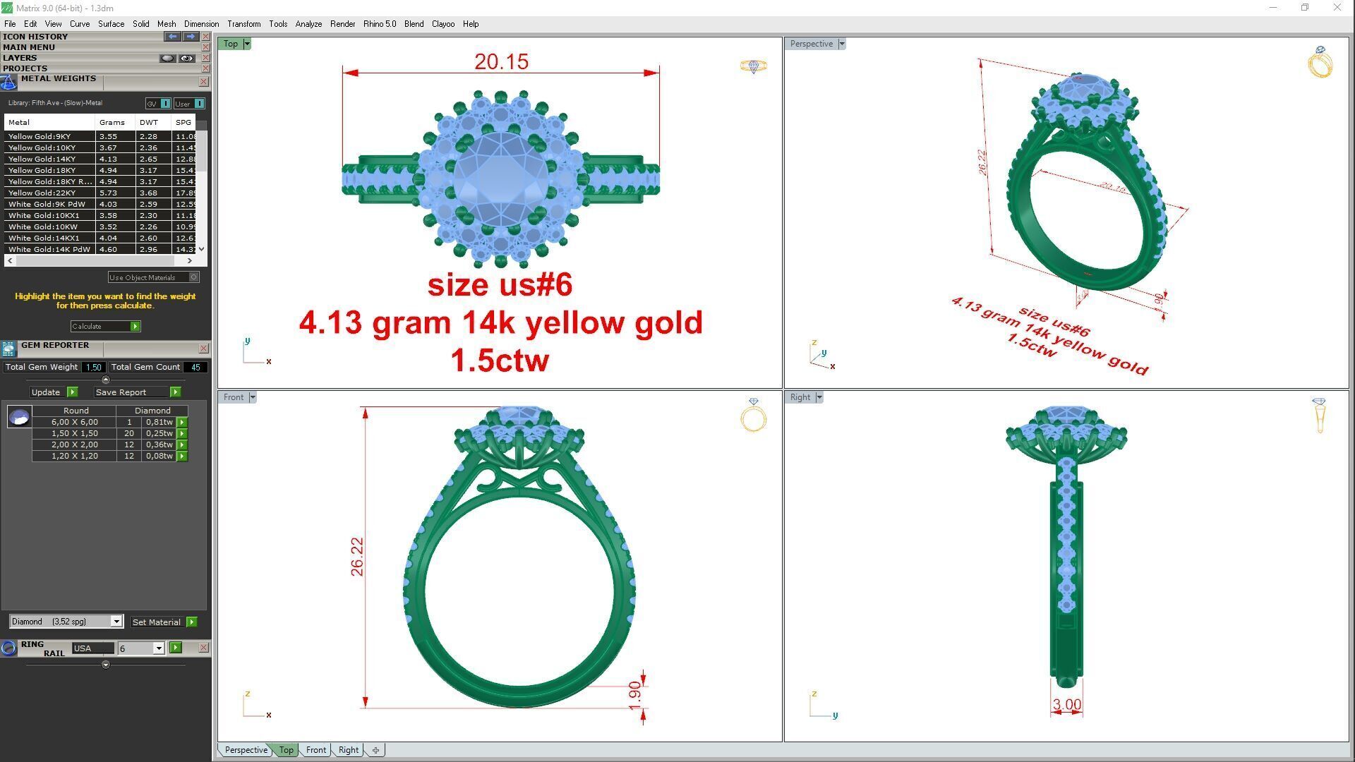 Ring 1023 3D print model_1