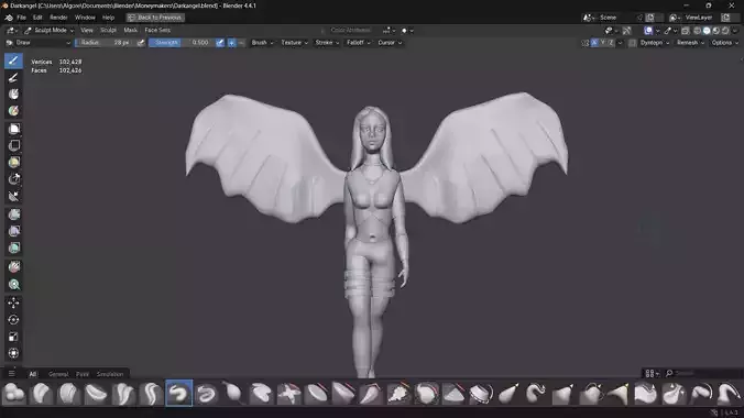 Dark Angel sculpt
