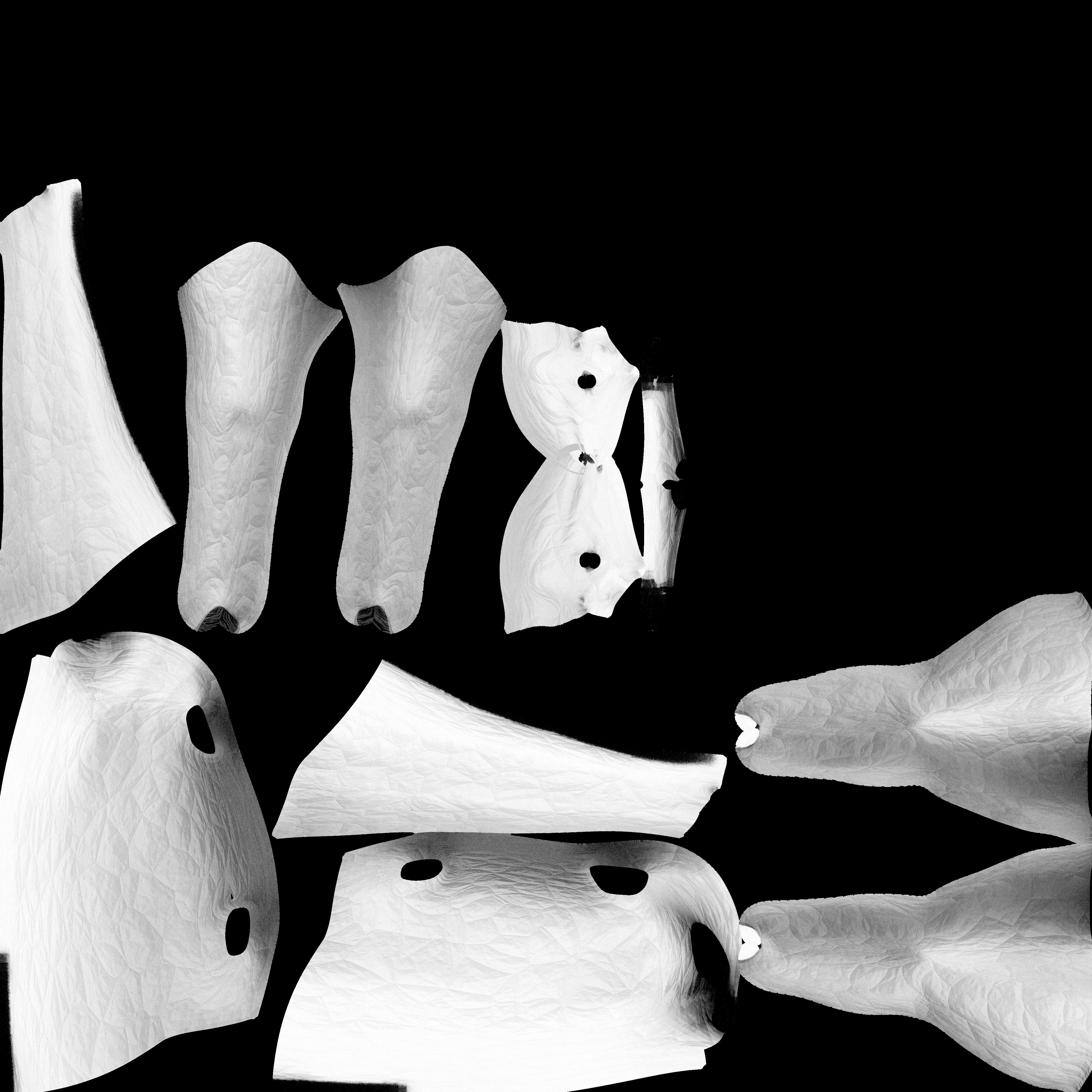 Giraffe Low-poly 3D model_5