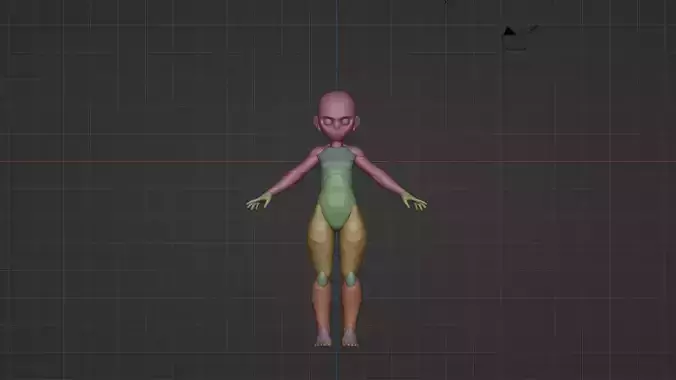character basemeshes for blender  3D model