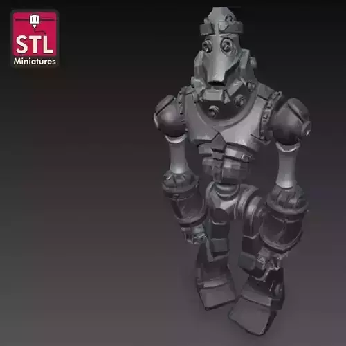 The Iron Giant  STL File for 3D Printing  in Comic Style