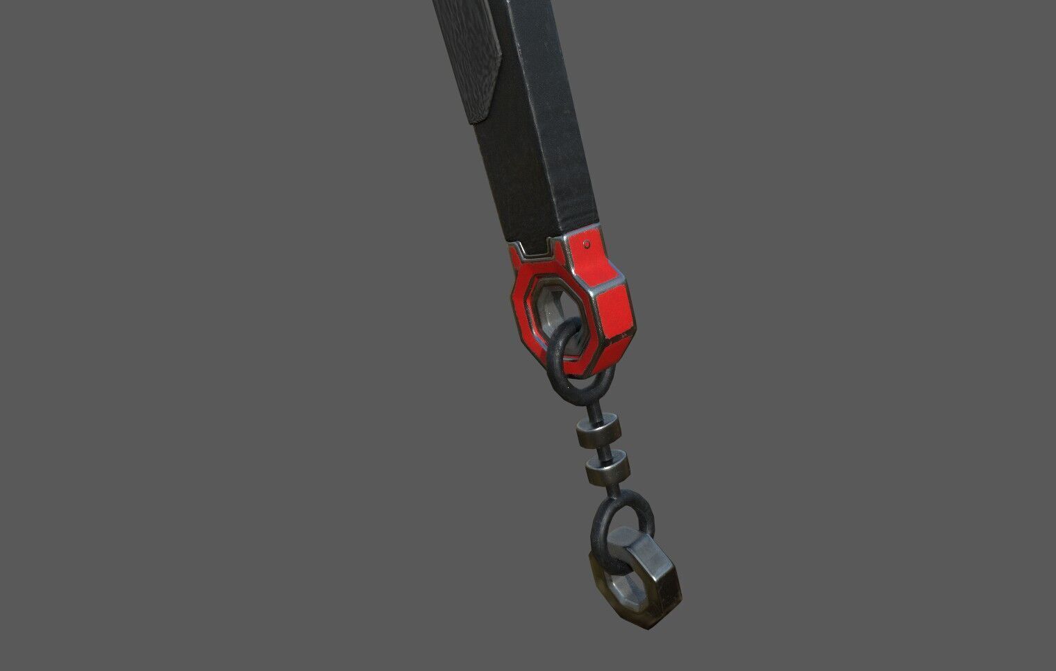 Adjustable Wrench Low-poly 3D model_7